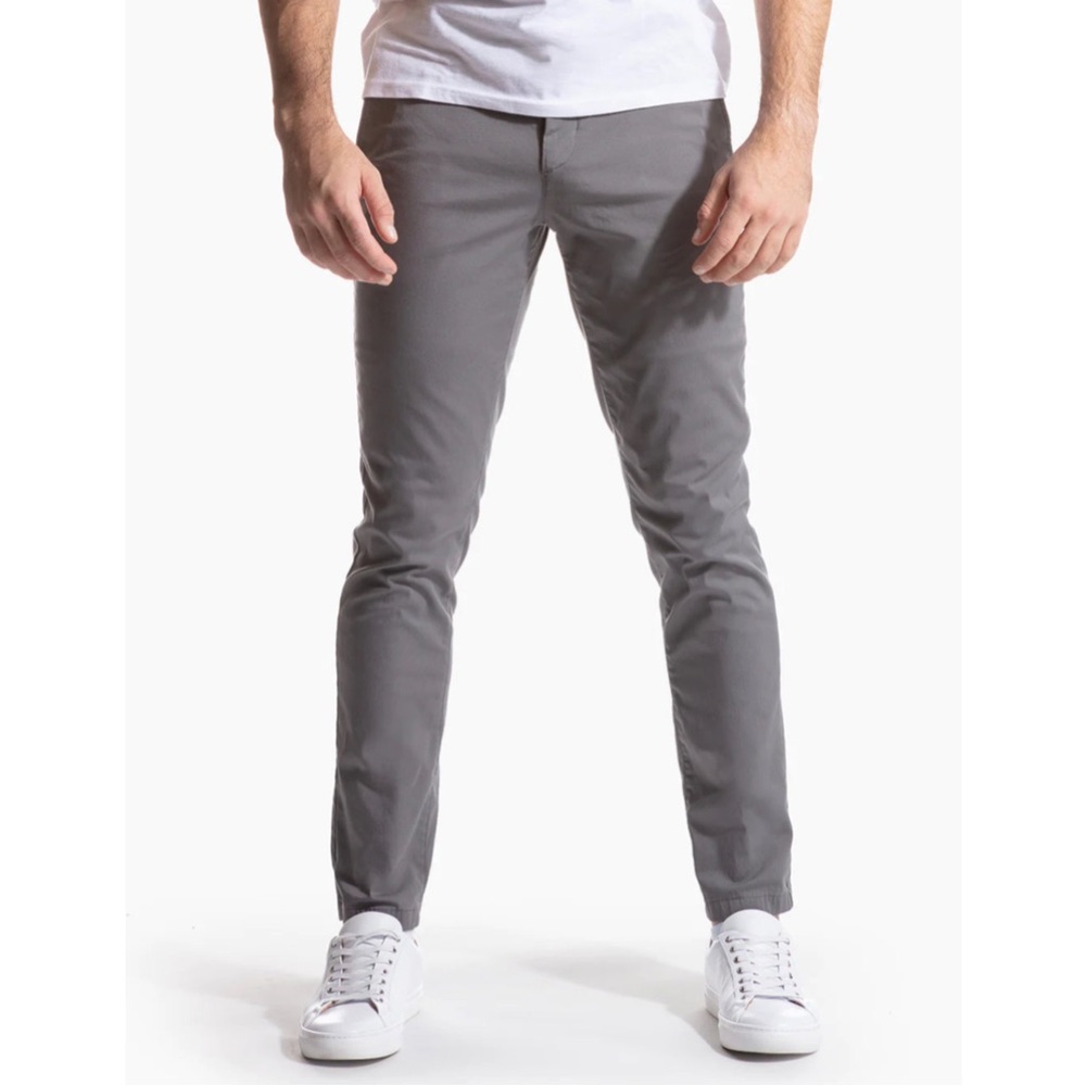 BIRDDOGS Stretch Khakis, Stephen Jobs in Graphite Gray Size 32x32